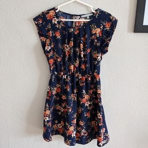 🌸2/$15🌸 Blue Floral Dress (Sweet Rain - S)